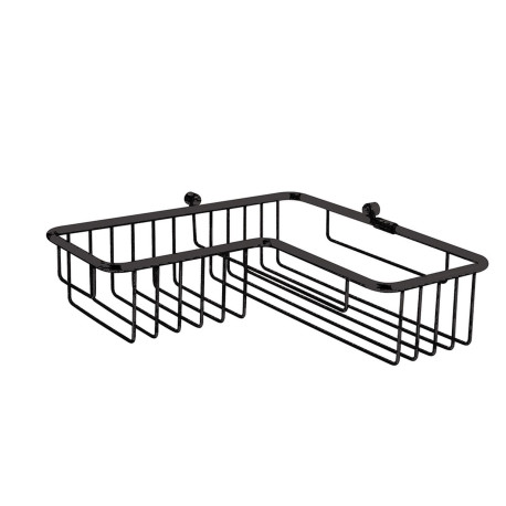 Panier de douche d'angle 27*27*7 cm blackmat - CRISTINA ONDYNA SH86813 