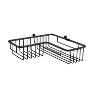 Panier de douche d'angle 27*27*7 cm blackmat - CRISTINA ONDYNA SH86813 