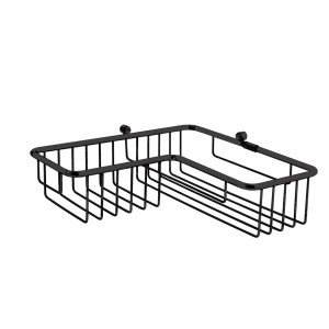 Panier de douche d'angle 27*27*7 cm blackmat - CRISTINA ONDYNA SH86813 