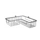 Panier de douche d'angle 27*27*7 cm metal brosse - CRISTINA ONDYNA SH86877