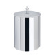 Poubelle avec couvercle diam.21 haut. 25 chrome - CRISTINA ONDYNA SH99451
