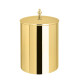 Poubelle avec couvercle diam.21 haut. 25 dore - CRISTINA ONDYNA SH99456P