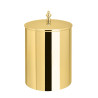 Poubelle avec couvercle diam.21 haut. 25 dore - CRISTINA ONDYNA SH99456P