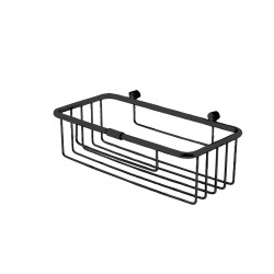 Panier de douche rectangulaire 25*22*8 cm blackmat - CRISTINA ONDYNA SHD1513 