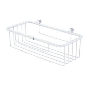 Panier de douche rectangulaire 25*22*8 cm blanc - CRISTINA ONDYNA SHD1524 