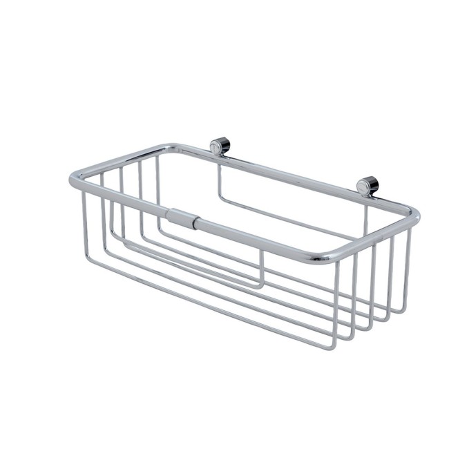 Panier de douche rectangulaire 25*22*8 cm chrome - CRISTINA ONDYNA SHD1551 