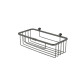 Panier de douche rectangulaire 25*22*8 cm chrome noir brosse - CRISTINA ONDYNA SHD1575