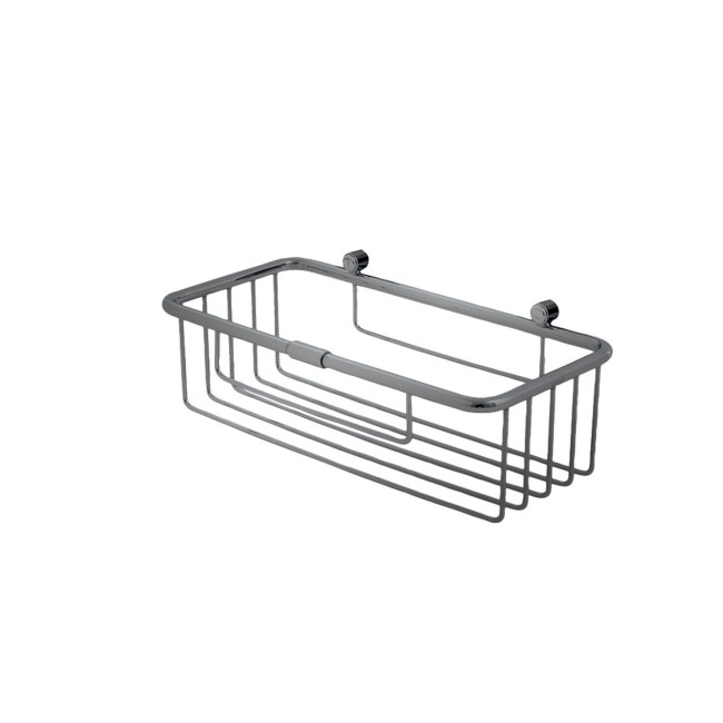 Panier de douche rectangulaire 25*22*8 cm metal brosse - CRISTINA ONDYNA SHD1577 