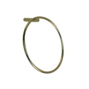 Anneau porte serviette hashi diam. 20 cm or brosse - CRISTINA ONDYNA SHHS0796P 