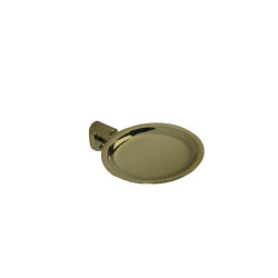 Porte savon mural en laiton hashi or brosse - CRISTINA ONDYNA SHHS09M96P 