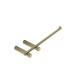 Porte rouleau hashi or brosse - CRISTINA ONDYNA SHHS1196P