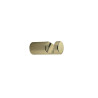 Porte peignoir laiton hashi or brosse - CRISTINA ONDYNA SHHS1396P 