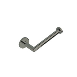Porte rouleau medea chrome noir brosse - CRISTINA ONDYNA SHME1175 