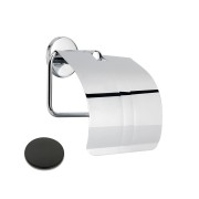 Porte rouleau couvert medea blackmat - CRISTINA ONDYNA SHME11C13 