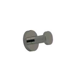 Porte peignoir laiton medea chrome noir brosse - CRISTINA ONDYNA SHME1375 