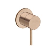 Mitigeur douche encastre tige 6 cm pmr or rose brosse - CRISTINA ONDYNA TV63734P 