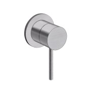 Mitigeur douche encastre tige 6 cm pmr metal brosse - CRISTINA ONDYNA TV63777 