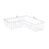 Panier de douche d'angle 27*27*7 cm blanc - CRISTINA ONDYNA SH86824 
