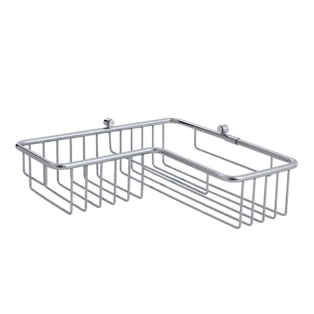 Panier de douche d'angle 27*27*7 cm chrome - CRISTINA ONDYNA SH86851 