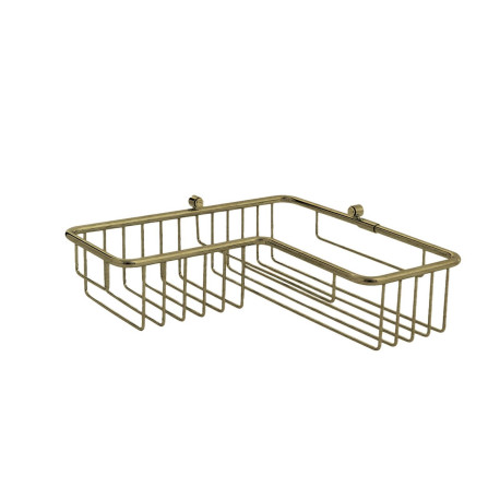 Panier de douche d'angle 27*27*7 cm bronze mat - CRISTINA ONDYNA SH86893 