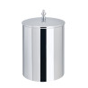 Poubelle avec couvercle diam.21 haut. 25 chrome - CRISTINA ONDYNA SH99451 