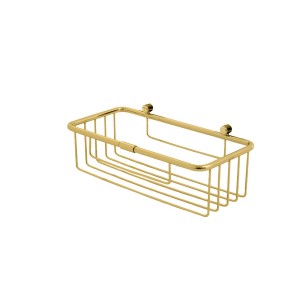 Panier de douche rectangulaire 25*22*8 cm dore - CRISTINA ONDYNA SHD1556P 