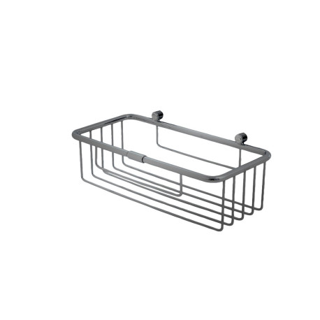 Panier de douche rectangulaire 25*22*8 cm metal brosse - CRISTINA ONDYNA SHD1577 