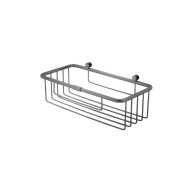 Panier de douche rectangulaire 25*22*8 cm metal brosse - CRISTINA ONDYNA SHD1577 
