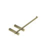 Porte rouleau hashi or brosse - CRISTINA ONDYNA SHHS1196P 