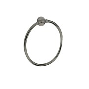 Anneau porte serviette medea chrome noir brosse - CRISTINA ONDYNA SHME0775 