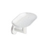 Porte savon mural en laiton medea blanc - CRISTINA ONDYNA SHME09M24 