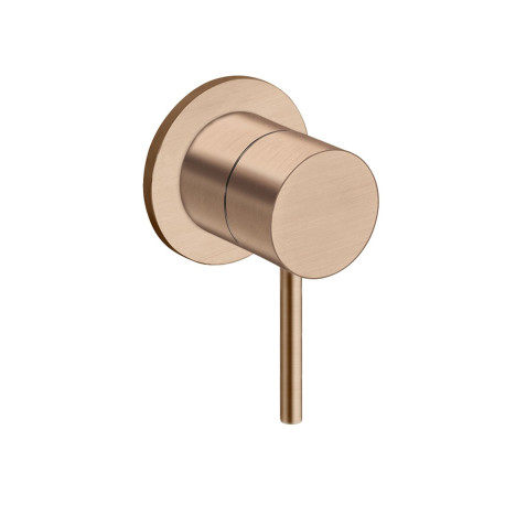 Mitigeur douche encastre tige 6 cm pmr or rose brosse - CRISTINA ONDYNA TV63734P 