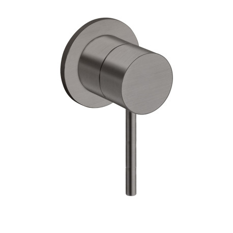 Mitigeur douche encastre tige 6 cm pmr chrome noir brosse - CRISTINA ONDYNA TV63775 