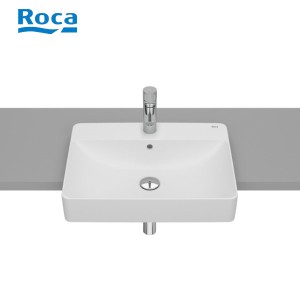 Lavabo semi-encastré Inspira blanc mat - ROCA A32753S620