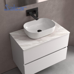 Vasque à poser Carla Porcelaine Blanche - SALGAR 103343