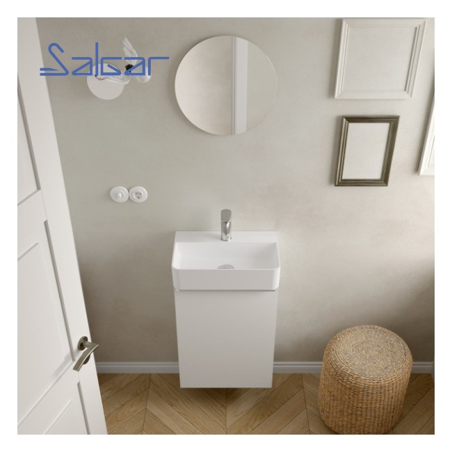 Vasque en porcelaine Aida Blanc Brillant - SALGAR 114533