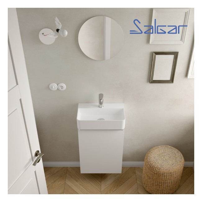 Meuble de salle de bain Aida 440 White Cotton - SALGAR 114649