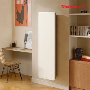 Radiateur électrique chaleur douce 1500W EQUATEUR 5 Vertical Blanc - THERMOR  428405