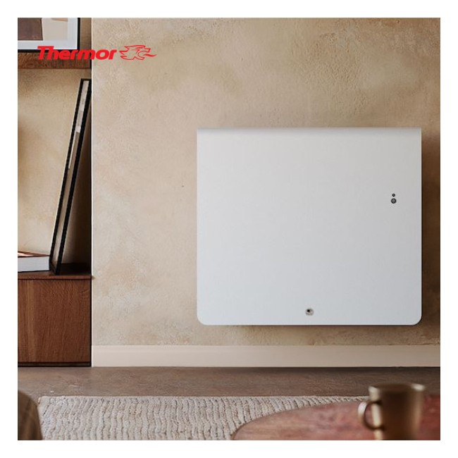 Radiateur électrique chaleur douce 1500W EQUATEUR 5 Horizontal Blanc - THERMOR 428390