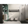 Abattant bidet carré silencio Inspira blanc - Roca A80653200B