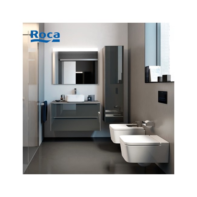 Abattant bidet carré silencio Inspira blanc - Roca A80653200B