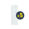 Pack de 5 détecteurs d'ouverture radio blanc Tyxal+ - Delta Dore 6412325