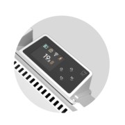 Radiateur électrique horizontal 750W ETIC NATIV - INTUIS M233112