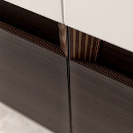 Meuble salle de bains 1 Tiroir Mara 800 Eucalyptus Océanie - SALGAR 113998