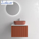 Meuble de salle de bains 1 tiroir BIBA 600 TERRACOTA - SALGAR 102989