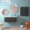 Meuble de salle de bains 1 tiroir BIBA 1000 Anthracite mat - SALGAR 102988