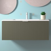 Meuble de salle de bains 1 tiroir BIBA 1000 GREEN FOREST - SALGAR 102983