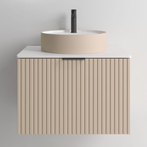 Meuble de salle de bains 1 tiroir BIBA 700 MACCHIATO - SALGAR 102945