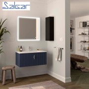 Meuble de salle de bains 1 tiroir BIBA 900 NIGHT BLUE - SALGAR 102977