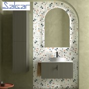 Meuble de salle de bains 1 tiroir BIBA 800 GREEN FOREST - SALGAR 102981